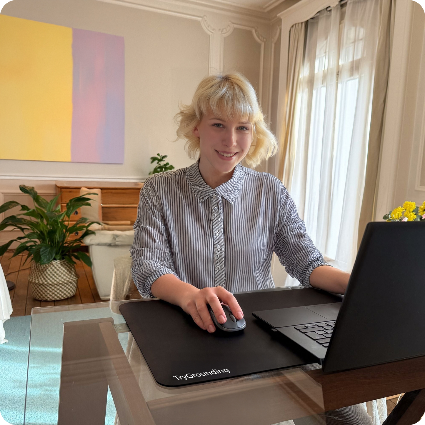 TryGrounding Desk Mat